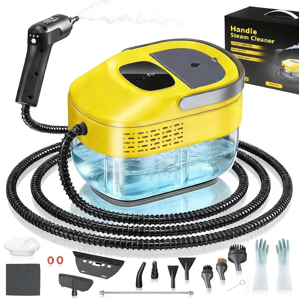 2026 New 3 Level Adjustable Pressurized Handheld Steam Cleaner for Home, 10s